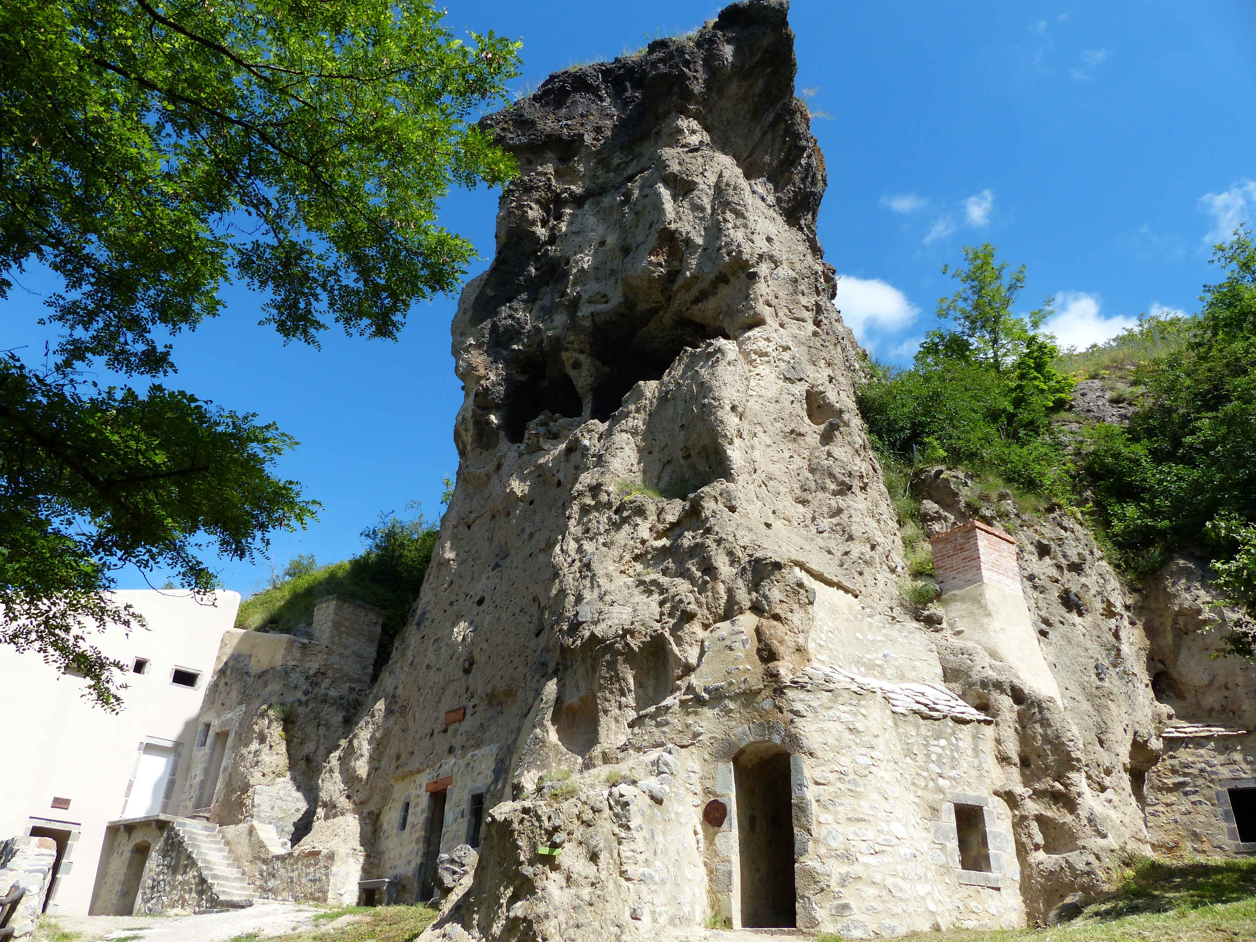 Visite des troglos en famille