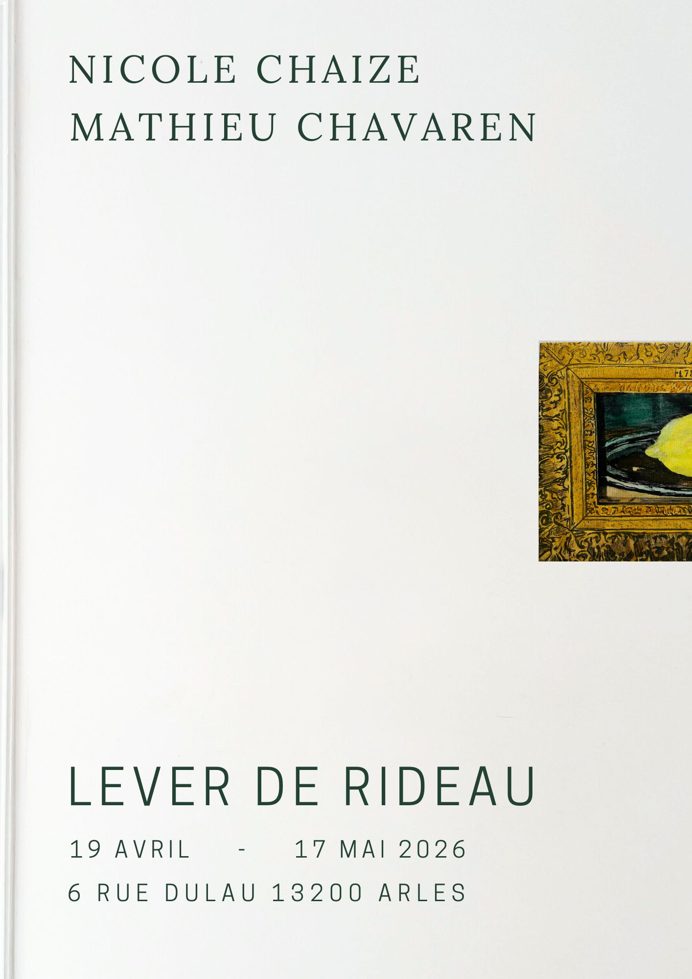 Exposition Lever de rideau