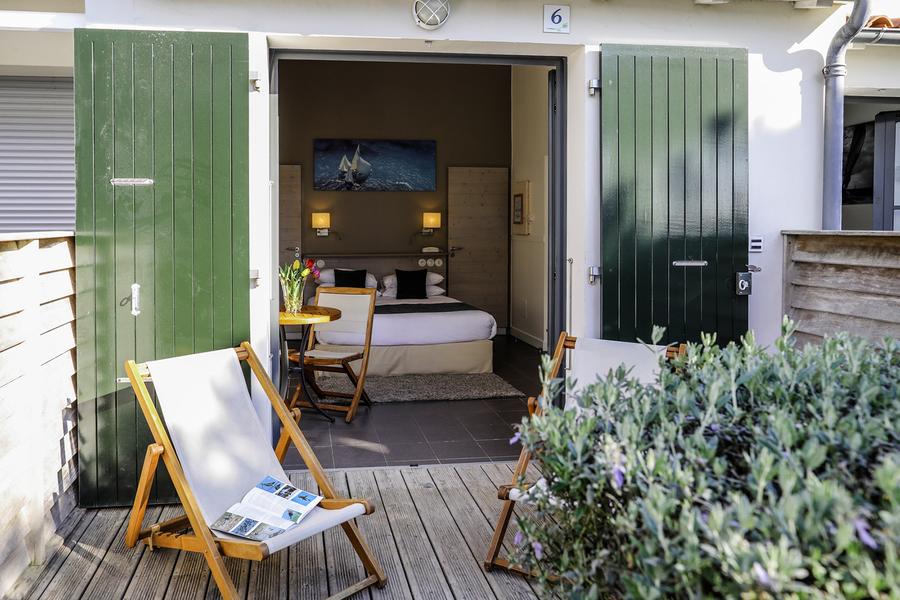 Terrasse de la chambre cosy