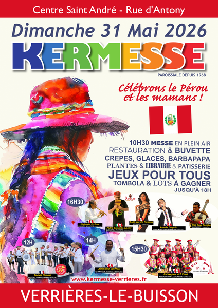 Kermesse 2026, Célébrons les mamans et le Pérou!