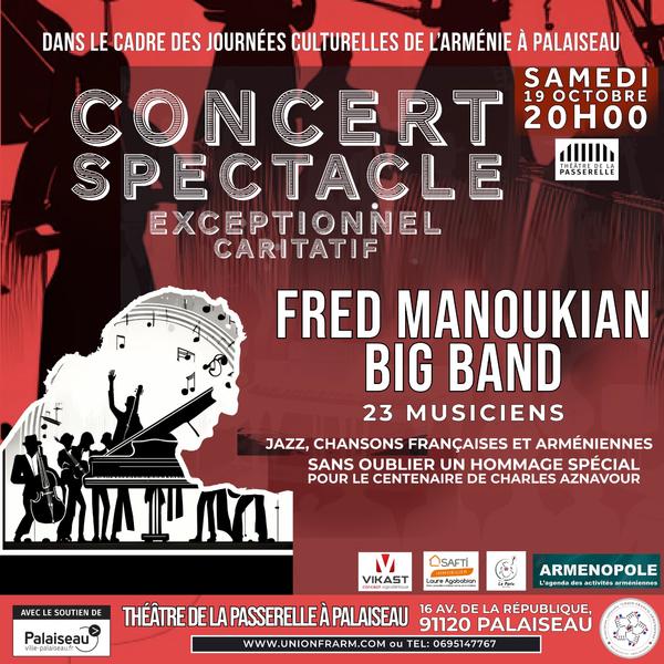 Concert caritatif Fred Manoukian Big Band