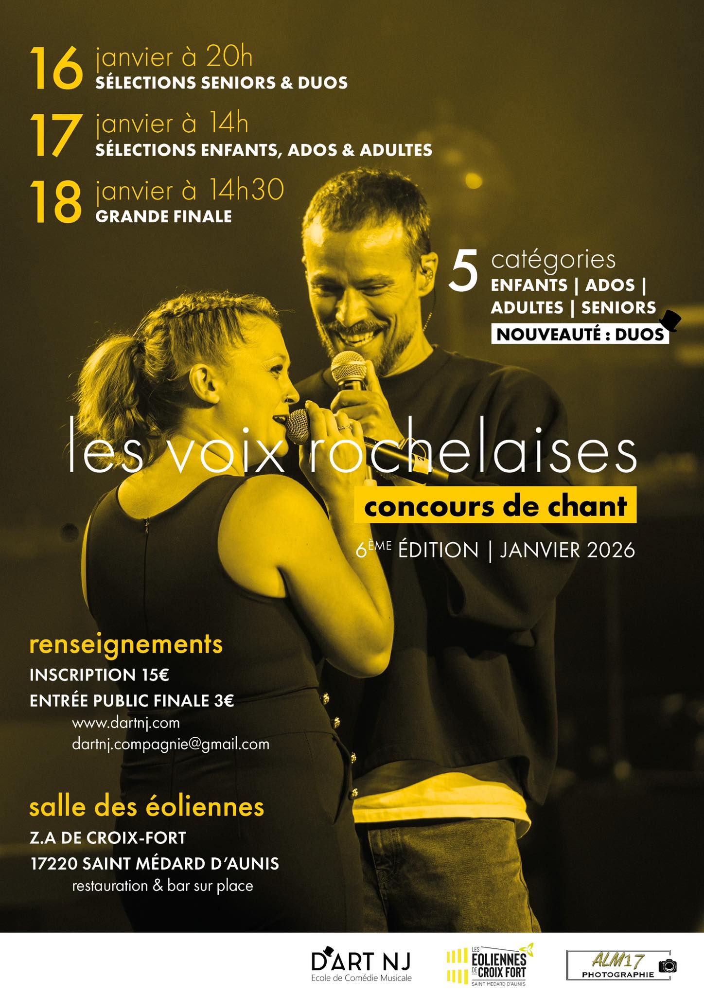 Animation - Les Voix Rochelaises - Concours de chant