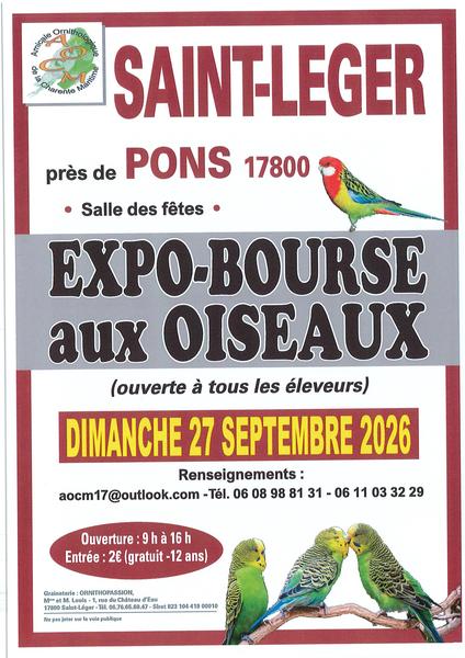 Expo bourse aux oiseaux