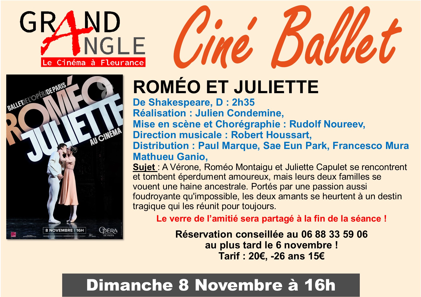 Ciné Ballet : Roméo et Juliette_Fleurance