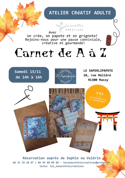 Atelier créatif adultes 