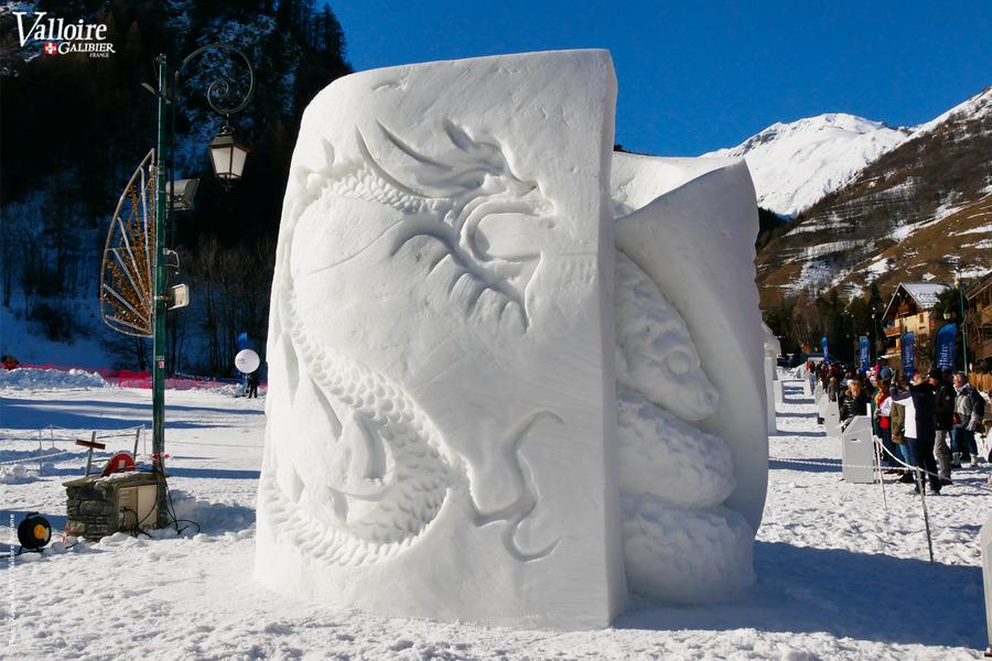 Concours international de Sculpture sur Neige_Valloire