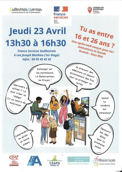 Rencontre 16 -26 ans - Services publics