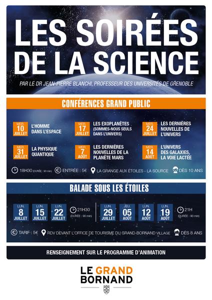 Affiche Les Soirées de la Science