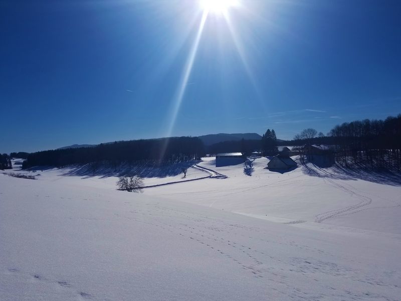 Itinéraire Raquettes du site de Lachat
