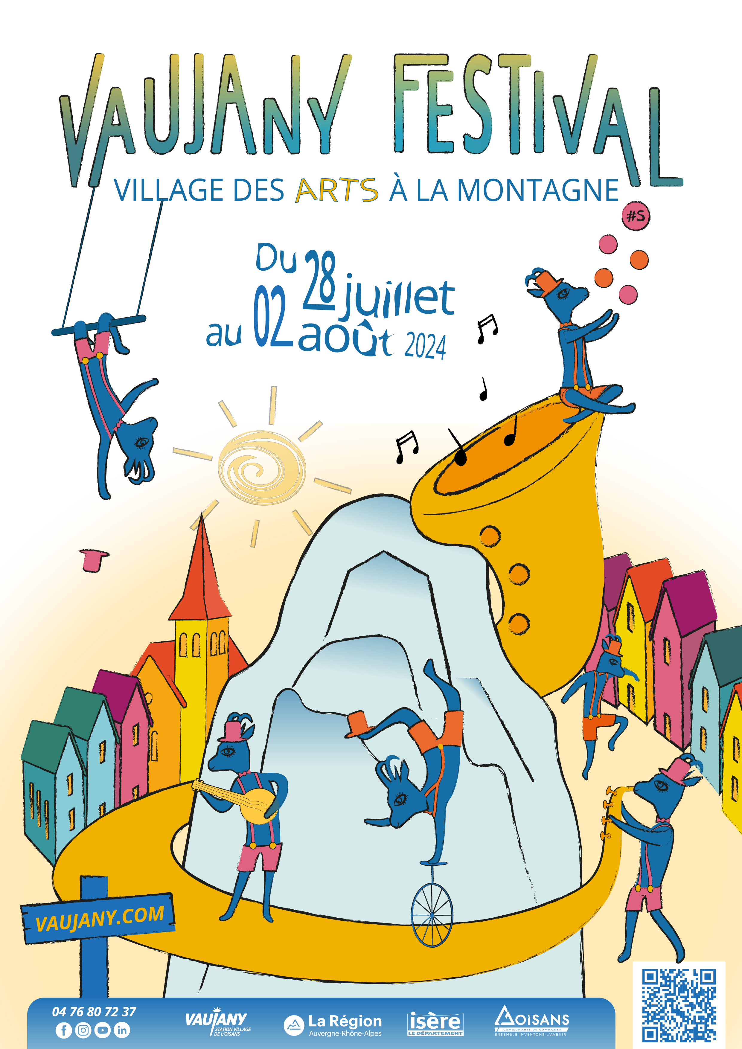 Vaujany festival, village des Arts à la montagne.