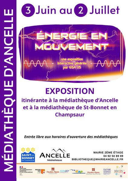 Exposition : Energie en mouvement_Ancelle - © @Mairie Ancelle Exposition : Energie en mouvement_Ancelle - © @Mairie Ancelle