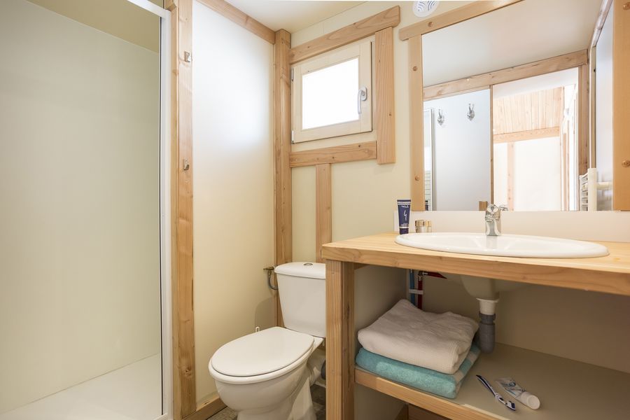 Les chalets Huttopia de Bozel