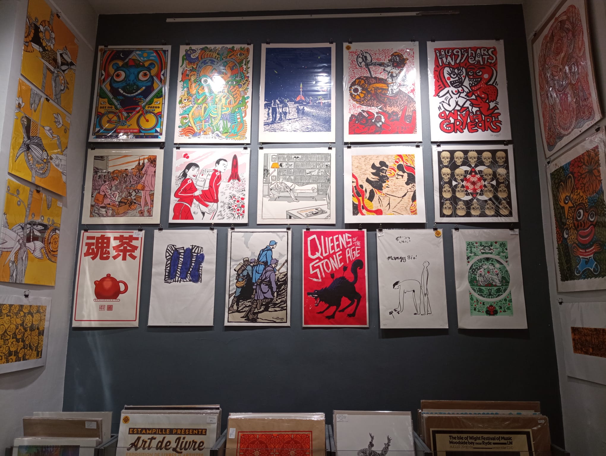 Ateliers de sérigraphie d'art et gravure avec Estampille
