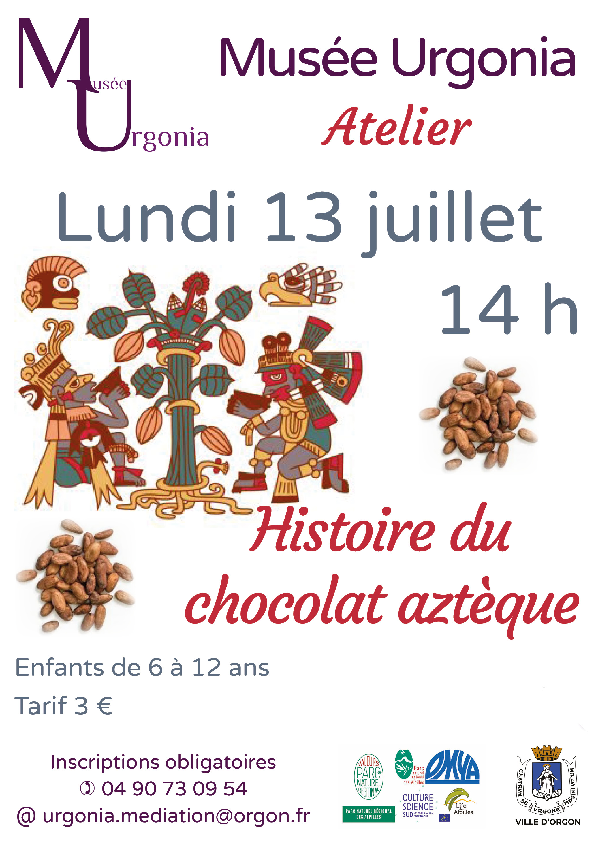 Atelier "Histoire du chocolat aztèque"