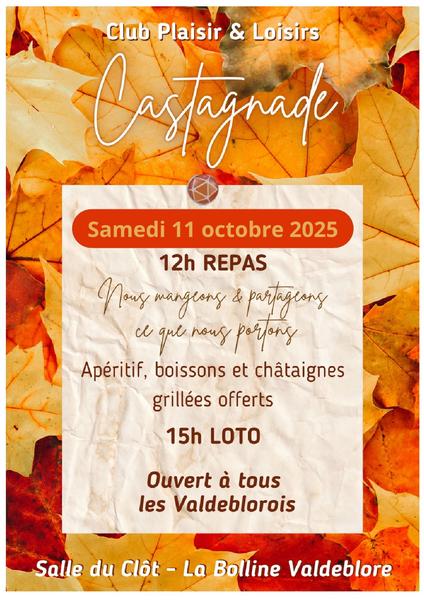 Castagnade et loto à Valdeblore La Bolline_Valdeblore