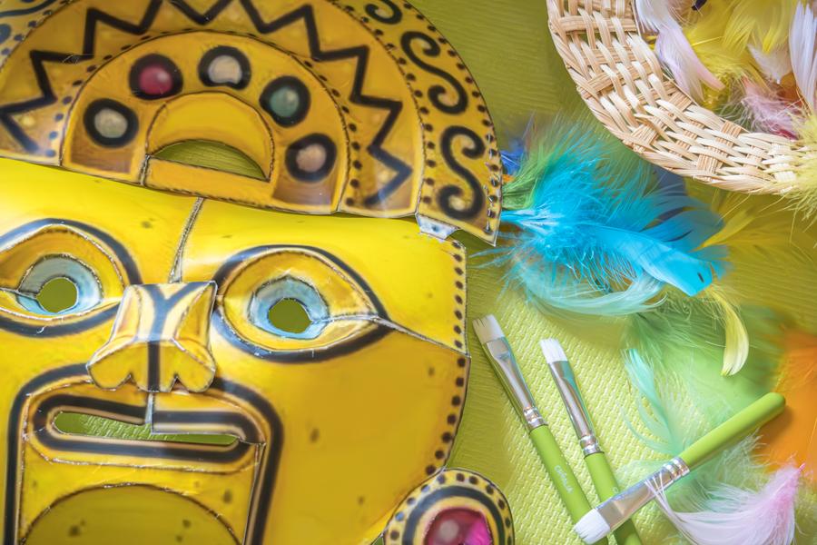 Atelier Kids : fabrique ton masque Aztèque_Roquebrune-sur-Argens