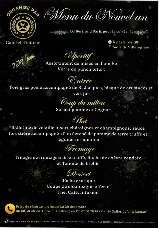 Réveillon du Nouvel An_Salles-de-Villefagnan