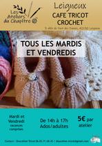 Atelier tricot - crochet Du 24/9/2024 au 27/6/2025