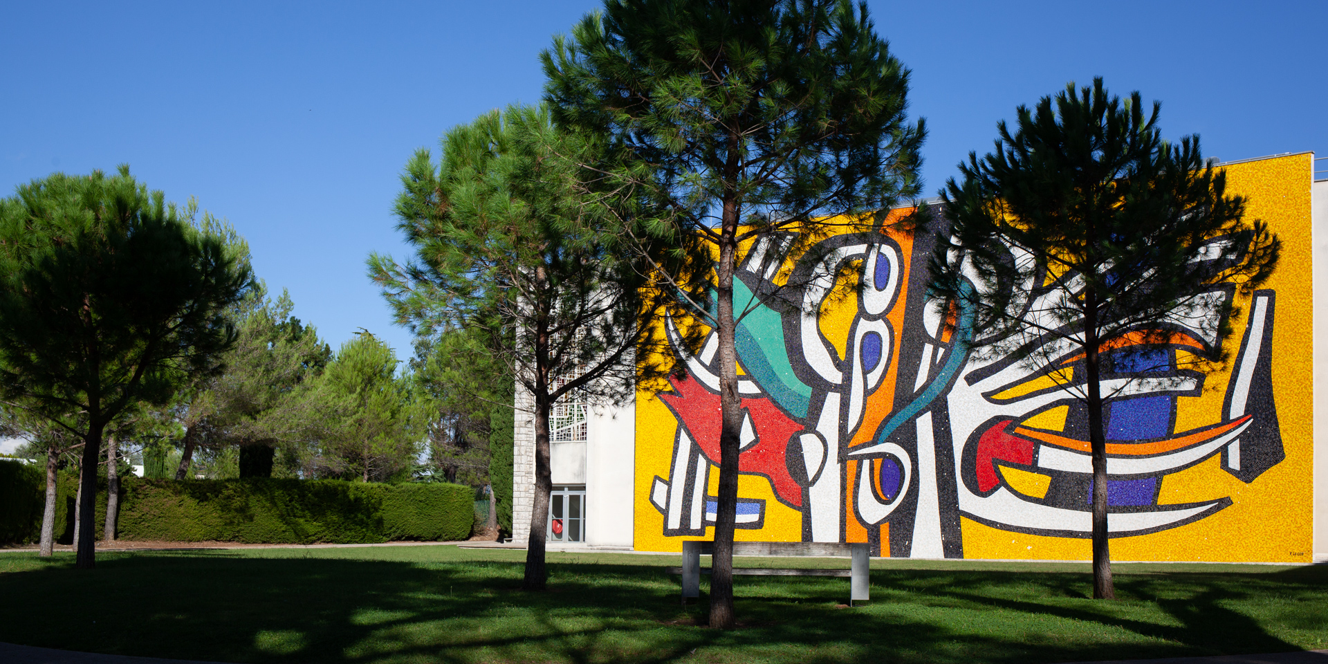 FERNAND LEGER、LA TABLE DANS LE JARDIN