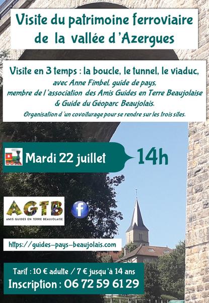 Visite du patrimoine ferroviaire de la vallée d\'Azergues
