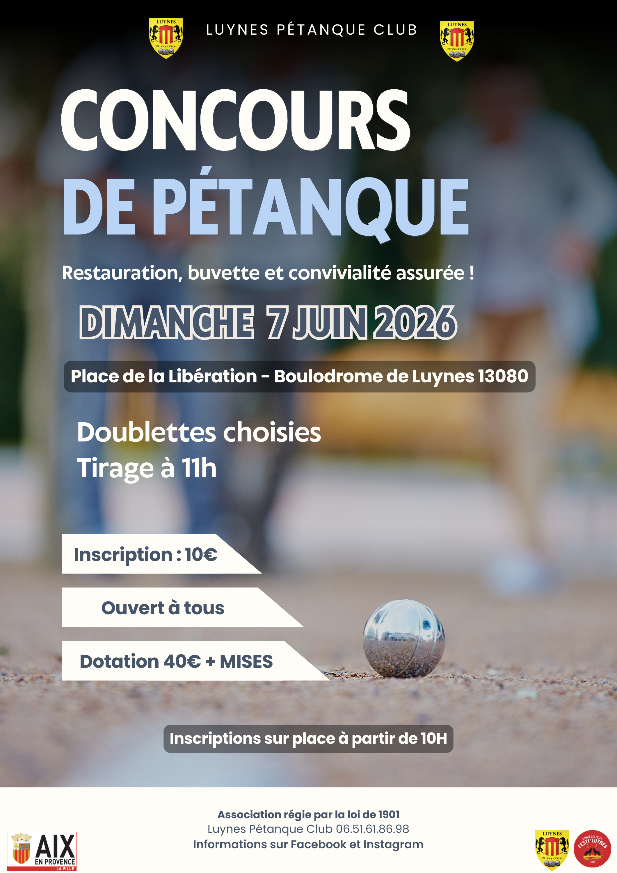 Concours de pétanque