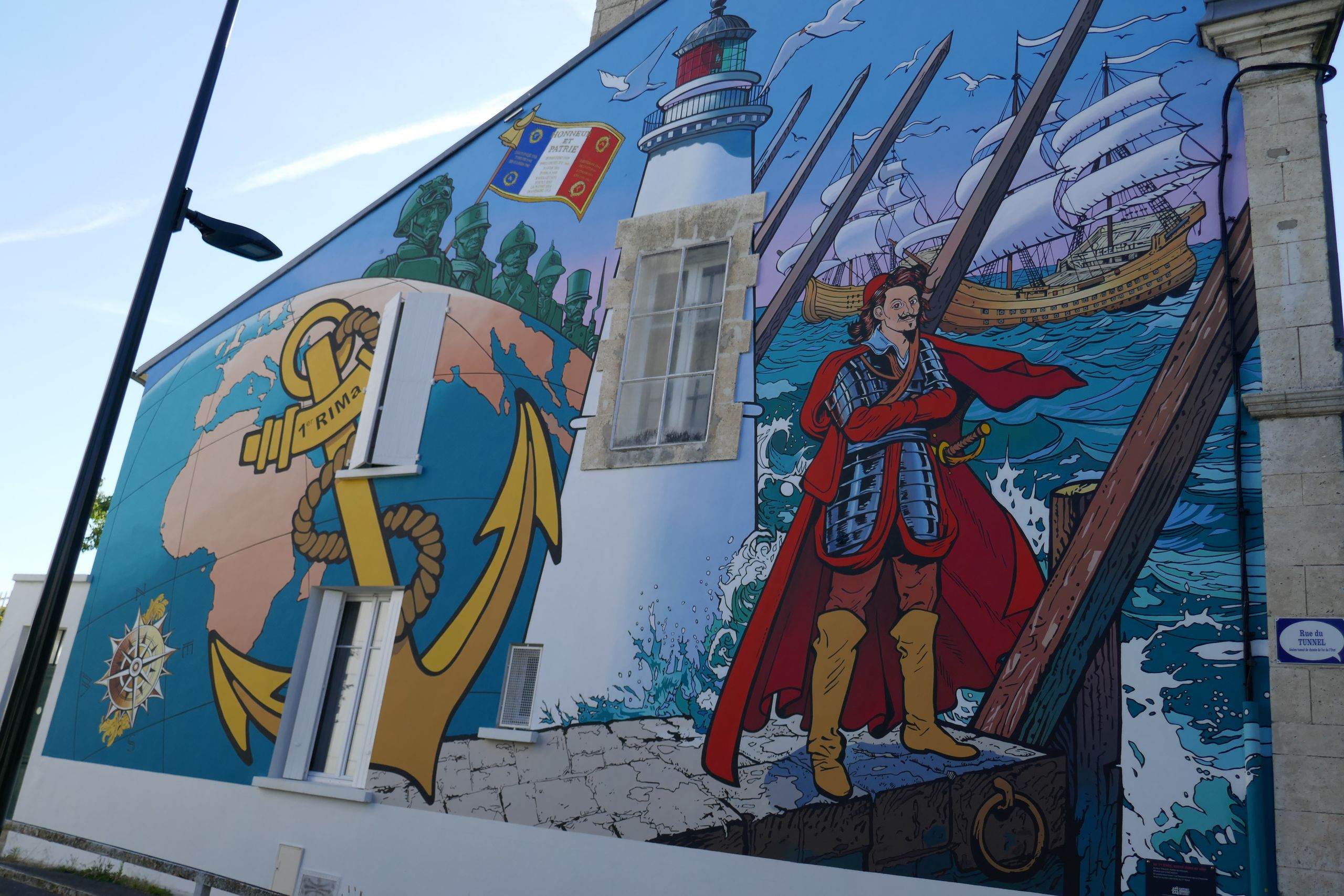 Mur peint "1er RIMA ancré dans sa ville"