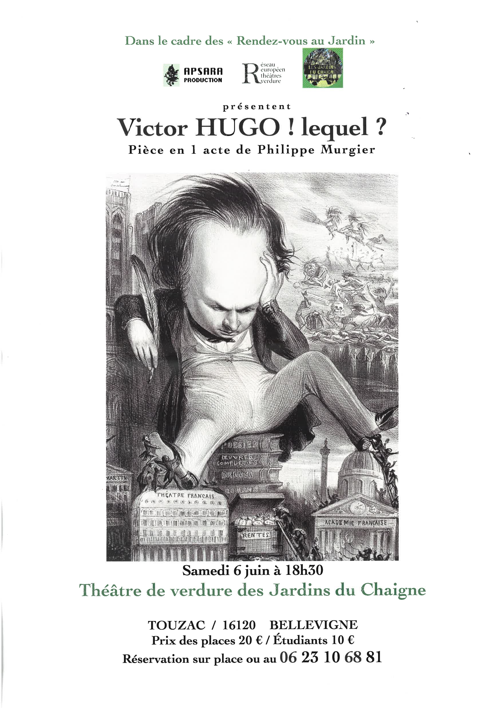 Pièce de théâtre | Victor Hugo ! Lequel ?