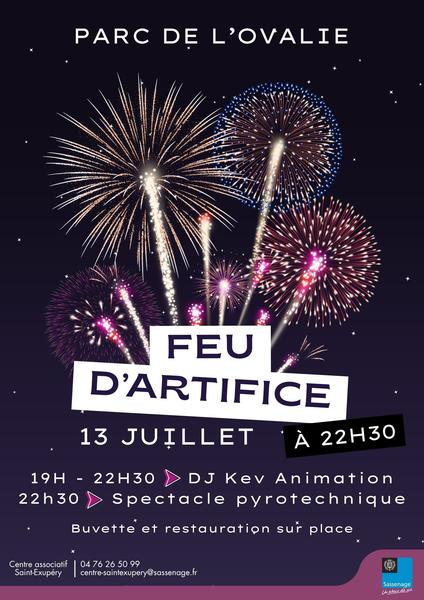 Feu d'artifice 13 juillet