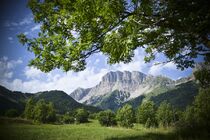 Le Grand Veymont vu du jardin