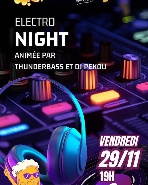 Electro Night au Local à Bières Le 29 nov 2024