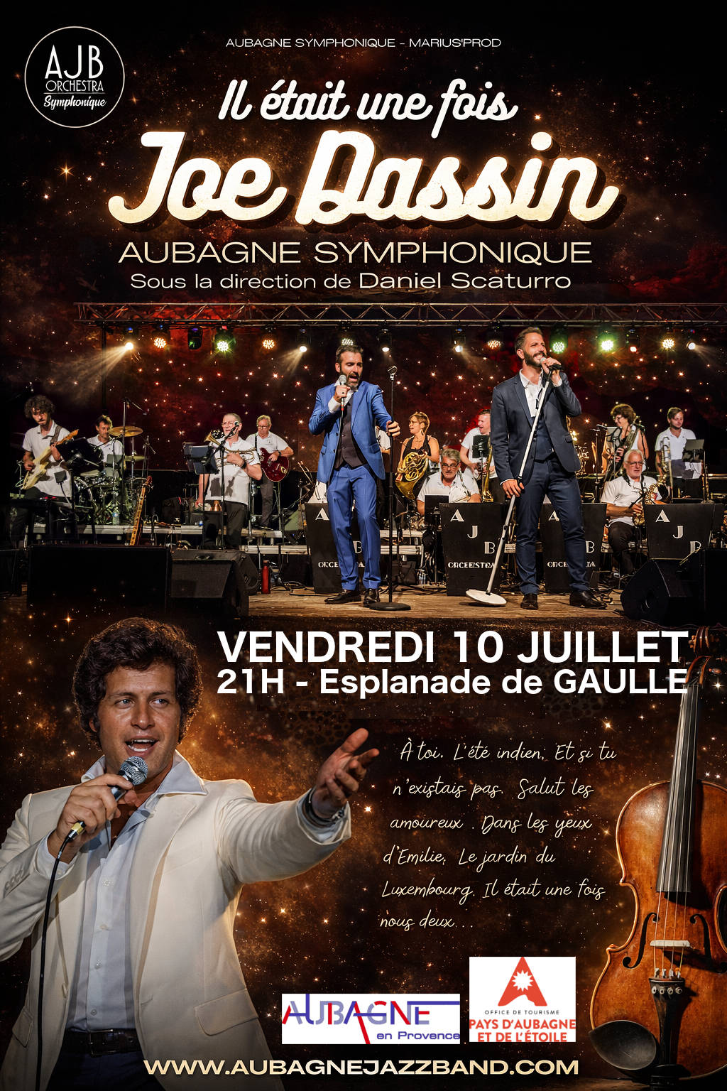 Concert "il était une fois Joe Dassin"