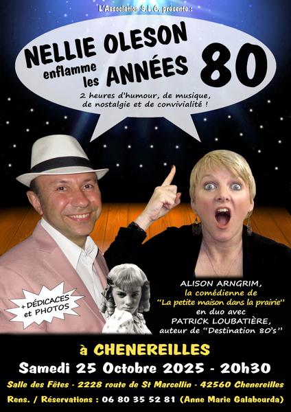 Nellie Oleson enflamme les années 80 - spectacle_Chenereilles