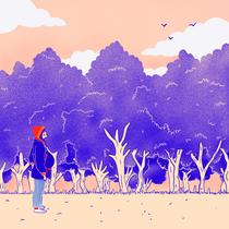 Illustration VIVANTES de Marine Wagon_Lans-en-Vercors