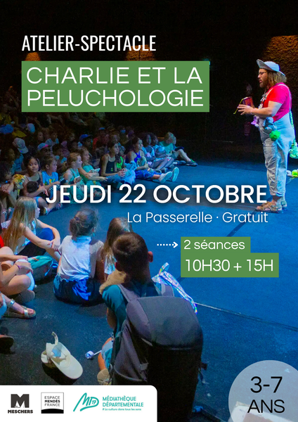 Atelier spectacle Charlie et la peluchologie