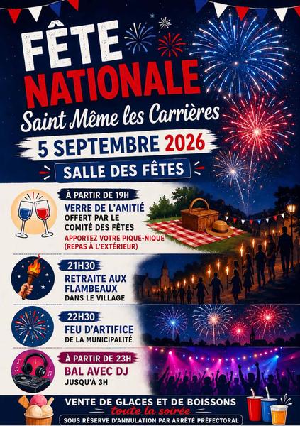 Fête nationale à Saint-Même-les-Carrières