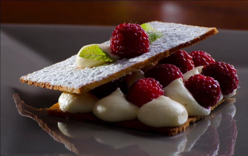 Atelier Pâtisserie  "Le croustillant aux framboises"