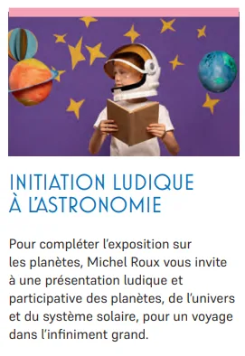 INITIATION LUDIQUE À L'ASTRONOMIE avec Michel Roux_Le Bourg-d'Oisans