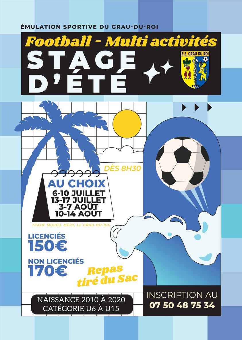 Stage d'Été - Football & Multi-acitivtés 