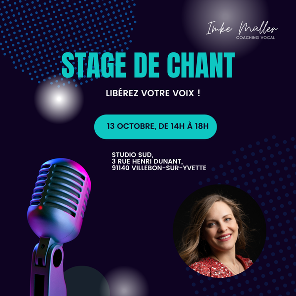 Stage de chant Flyer Page 1