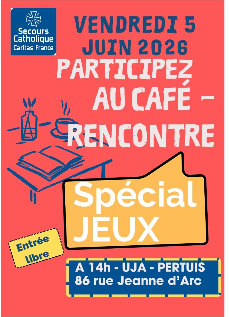 Café rencontres du secours Catholique