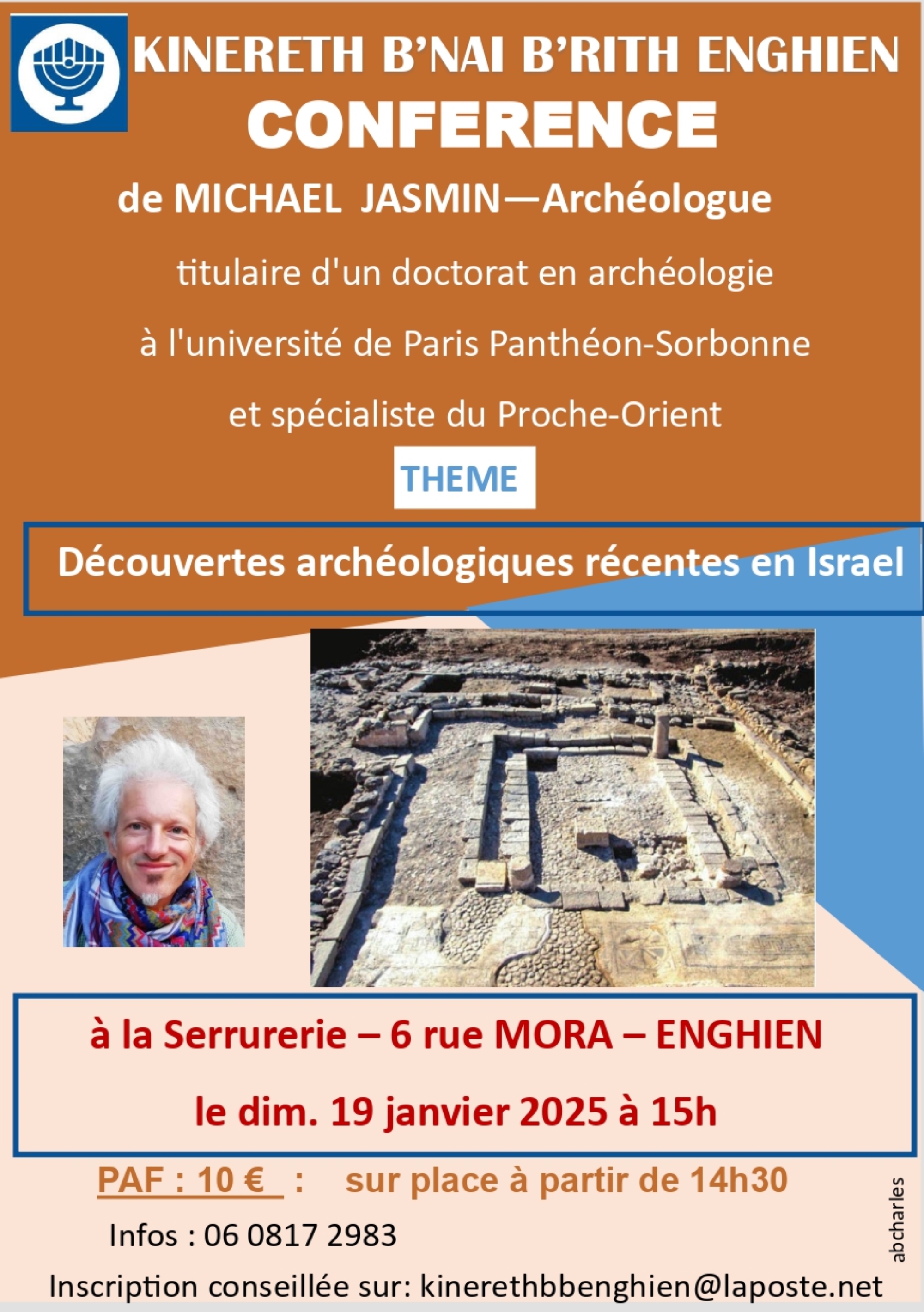 Découvertes archéologiques récentes en Israël Le 19 janv 2025