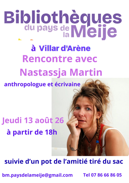 Rencontre avec Nastassja Martin anthropologue et écrivaine