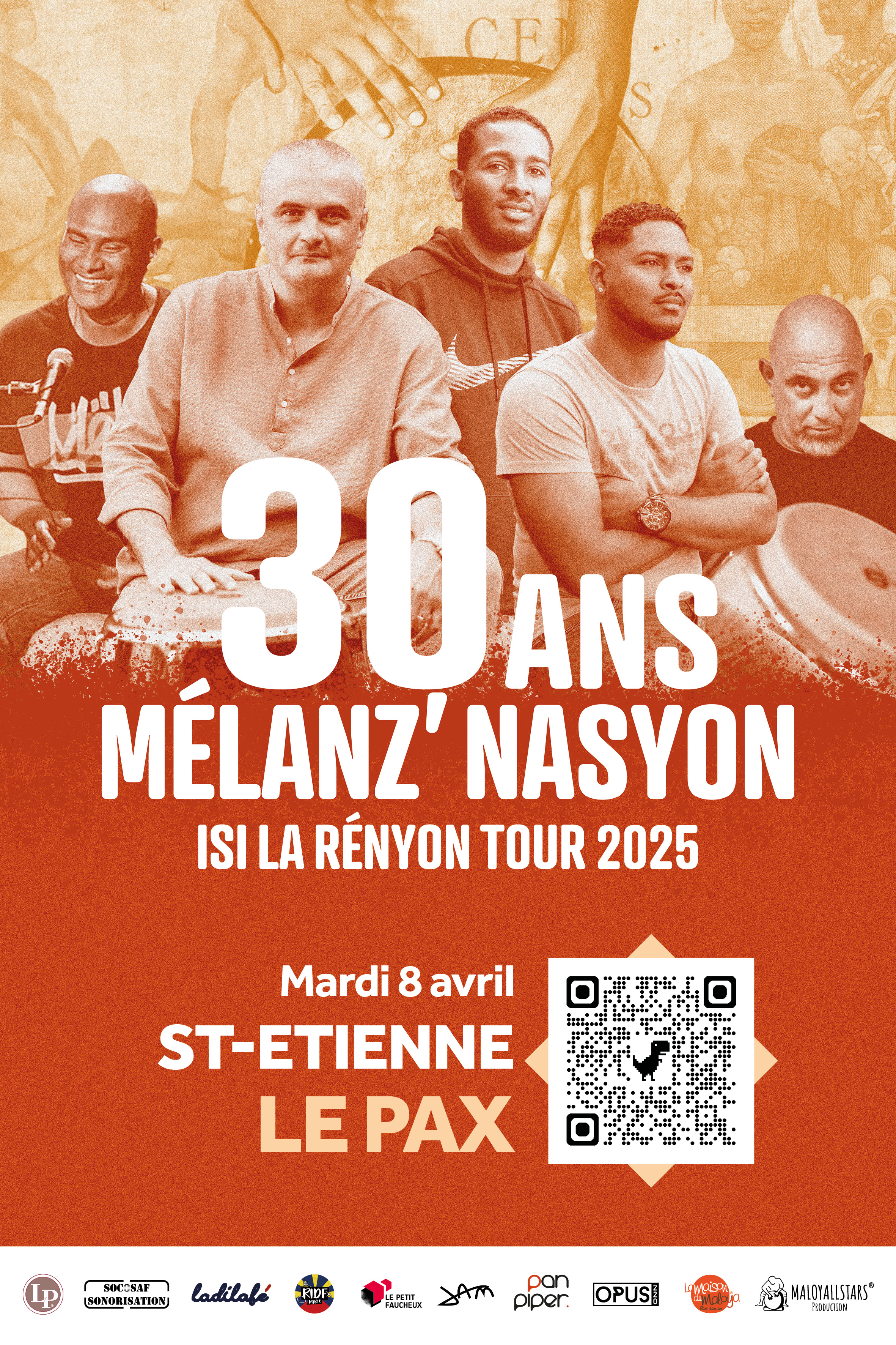 Concert Mélanz Nasyon - 30 ans 2025 au Pax - SAINT-ETIENNE