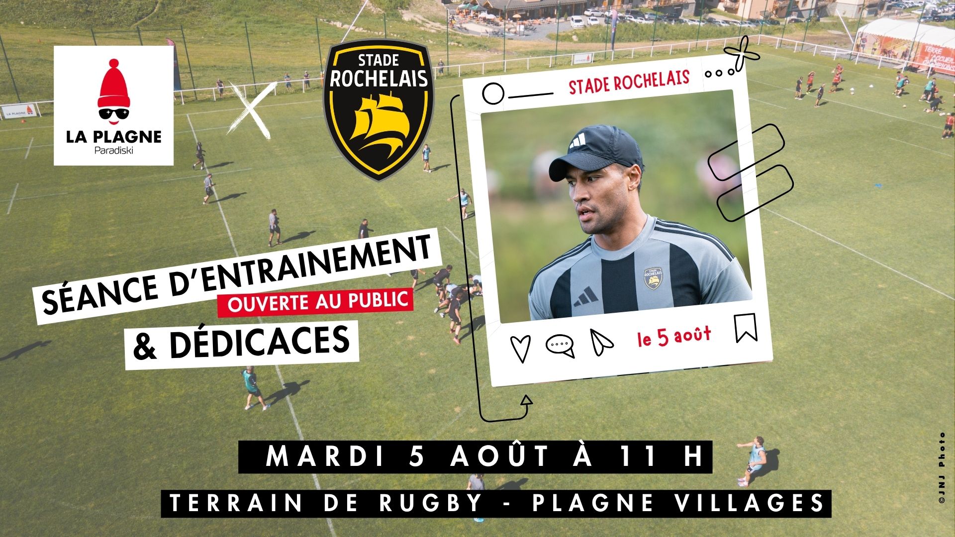 Séance de dédicaces des joueurs du Stade Rochelais