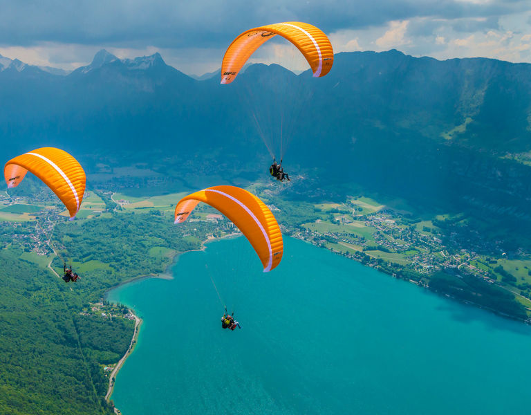 Vol parapente Flyeo lac Annecy