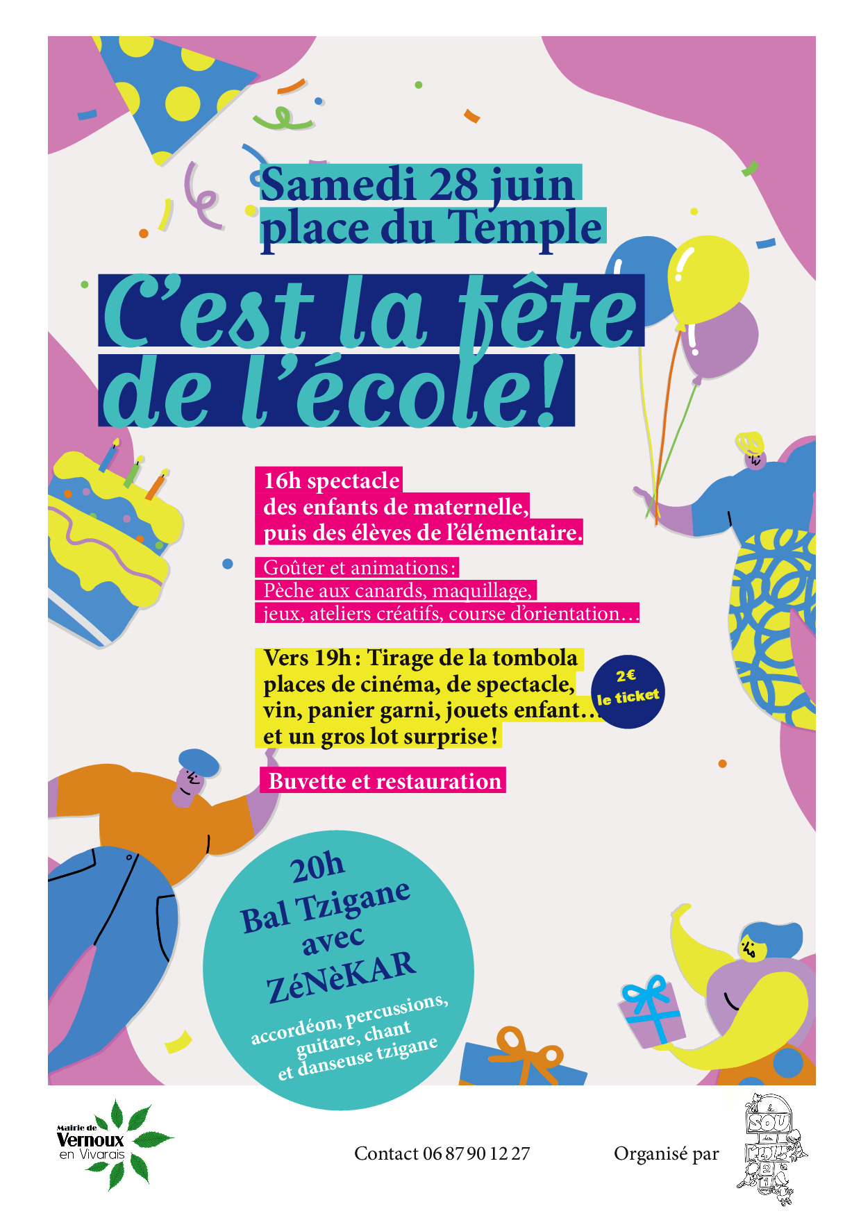 Alle leuke evenementen! : Fête des écoles publiques de Vernoux-en-Vivarais