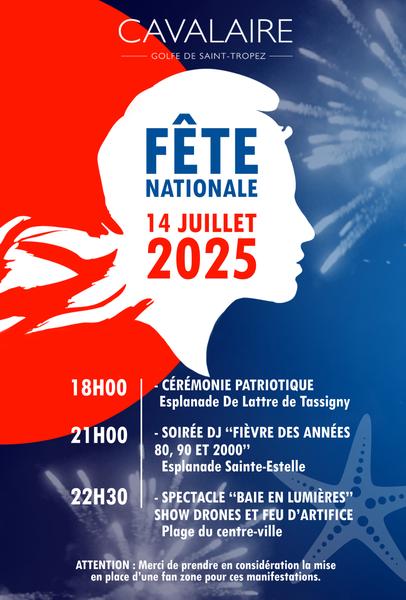 Cavalaire-Sur-Mer : 14 JUILLET - LA BAIE EN LUMIERES - Show DRONES et FEU D'ARTIFICE
