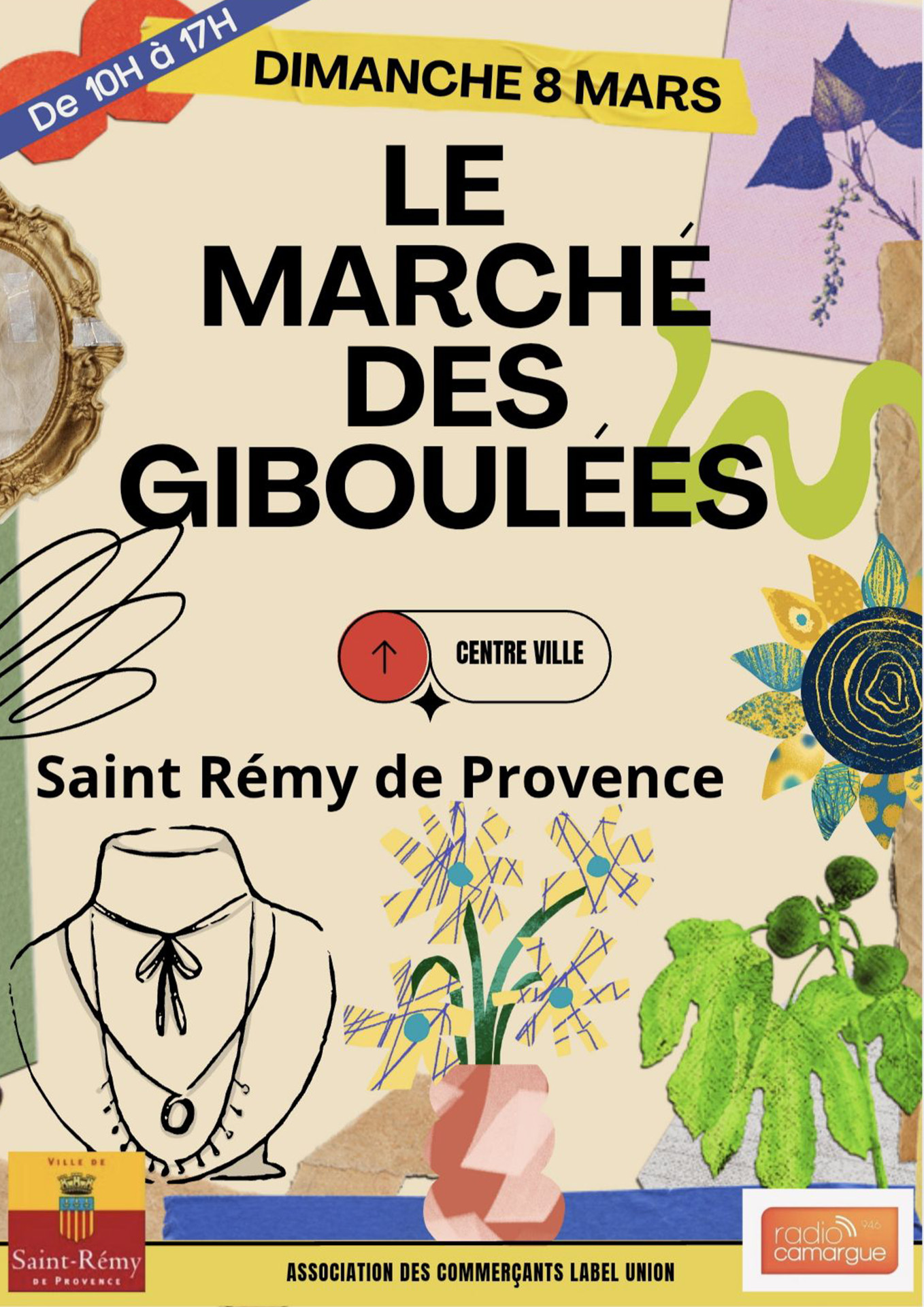 Le marché des giboulées à Saint-Rémy-de-Provence