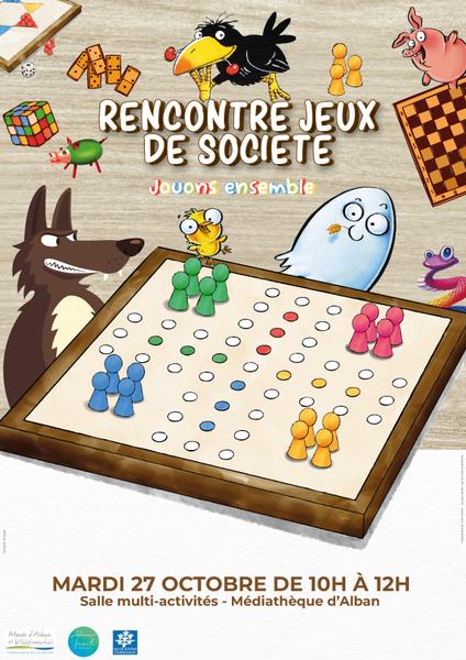Jouons ensemble - rencontre jeux de société - Le trait d'Union