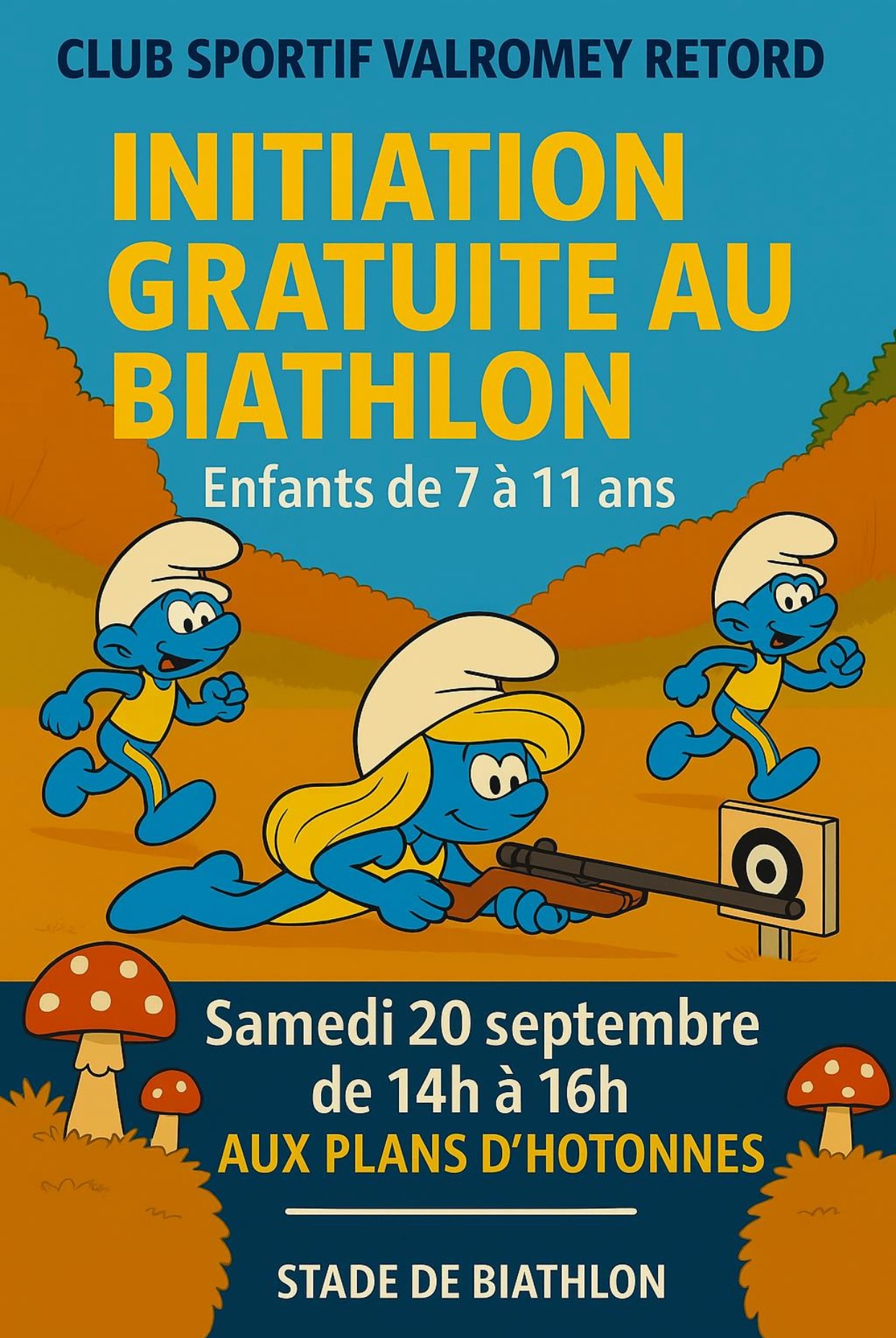 Initiation gratuite au biathlon pour les enfants